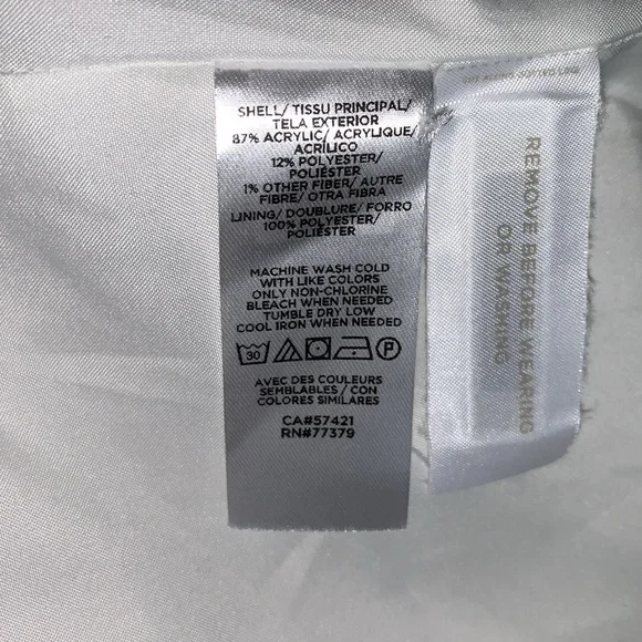 * SOLD* Ann Taylor Fringe Tweed Moto Jacket - Picture 17 of 17